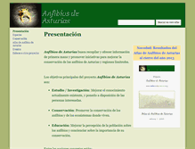 Tablet Screenshot of anfibiosdeasturias.org